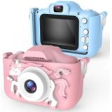 Q8 Kinderen Camera HD Dual-lens Camera Cartoon Kinderen Digitale Camera  Style:2.0MP (Roze)