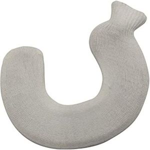 Mini warm water bottlehot, warmwaterkruik 1000 ml U-vorm verwijderbare gebreide rubberen medische nekwarmer warmwaterkruik nekbescherming spierspasmen warmer warmwaterzakken (maat: patroon 14) (maat: