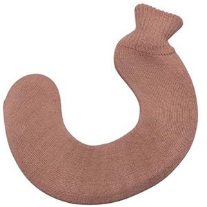 Mini warm water bottlehot, warmwaterkruik 1000 ml U-vorm verwijderbare gebreide rubberen medische nekwarmer warmwaterkruik nekbescherming spierspasmen warmer warmwaterzakken (maat: patroon 14) (maat: