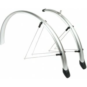 Eurofender Spatbordenset Rapido 28 Inch 46 Mm Kunststof Zilver