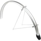 Eurofender Spatbordenset Elegance 28 Inch 46 Mm Kunststof Zilver