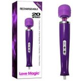 Love Magic Wand 20 Standen Vibrator USB Oplaadbaar