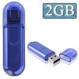 2GB USB Flash-schijf (blauw)