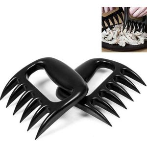 2 PC's Bear Claw vormige Barbecue vork kip geraspte Hand anti-slip creatieve keuken vork klauw vlees klauw Splitter