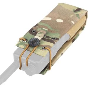 CZMYCBG Universele Radio Case, Molle Radio Walkie Talkie Houder Tas Universeel Etui voor Walkie Talkies Holster Radio Houder Walkie Talkie Etui (Color : CP, Size : One size)