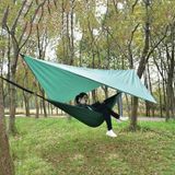 Outdoor Camping Sunshade + Anti-Mosquito Hangmat Set Parachute Stof Net Yarn Anti-Mosquito Hangmat