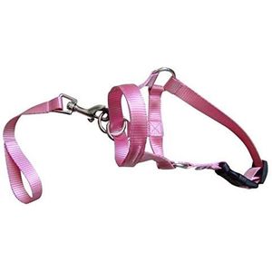 ZHAOCHEN. Nylon Dogs Head Kraag Dog Training Halter Blauw Rood Zwart Kleuren S M L XL XXL Maten (Color : Pink, Size : M)