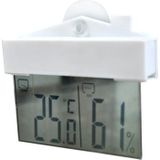 Digitale weer station zuignap binnen buiten thermometer grote LCD-scherm thermometer Areometer