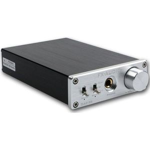 FX-AUDIO DAC-X6 koorts HiFi Fiber coaxiale USB amp digitale audio DAC decoder 24-bit/192 (zilver)