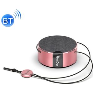 Oneder V12 mini draadloze Bluetooth Speaker met Lanyard  ondersteuning hands-free (roze)