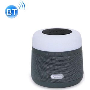 NewRixing NR-3500 multifunctionele atmosfeer licht draadloos opladen Bluetooth Speaker met Hands Free Call-functie  ondersteuning TF-kaart & USB & FM & AUX (grijs)