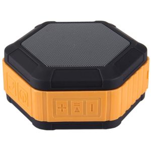 BT508 Portable Life waterdichte Bluetooth Stereo luidspreker  met ingebouwde MIC & haak  ondersteuning voor Hands-free gesprekken & TF kaart & FM  Bluetooth afstand: 10m(Orange)