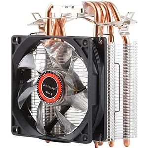 CPU Fans DC 12V 1600PRM 40.5cfm Heatsink Hydraulische Koeling Koeling Ventilator CPU Koeling Ventilator Koeler Browser voor AMD Intel 775 1150 1156 1151 (Wit) (Kleur : Wit)