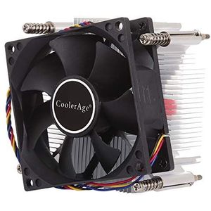 CPU Fans 4 Pin CPU Cooler Browser Mute Silent Computer DIY Accessoire Ventilator Warmtegootsteen voor Intel 1155/1151 / i3 / i5