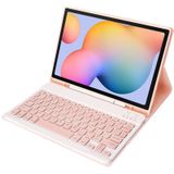 A610B Candy Color Bluetooth Toetsenbord Lederen Kas met pensleuf voor Samsung Galaxy Tab S6 Lite 10 4 inch SM-P610 / SM-P615