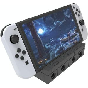 Voor Nintendo Switch / Switch OLED / NGC SW450 Handvat Converter Multifunctionele Oplaadbasis Screener (Zwart)