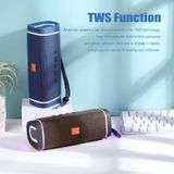 T&G TG375 Outdoor Portable LED Light RGB Draadloze Bluetooth Speaker Subwoofer (Grijs)
