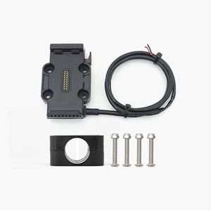 Telefoon Navigatiebeugel Voor BMW Voor R1250GS Voor ADV Voor R1200GS Voor S1000XR Telefoon Navigatie Beugel Draadloze Charing 12mm 16mm 22mm GPS-navigatiebeugel (Kleur : Black -22MM)