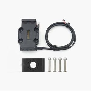 Telefoon Navigatiebeugel Voor BMW Voor R1250GS Voor ADV Voor R1200GS Voor S1000XR Telefoon Navigatie Beugel Draadloze Charing 12mm 16mm 22mm GPS-navigatiebeugel (Kleur : Black -12MM)