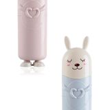 Cartoon kinderen tandenborstel vak baby Fashion Bunny tand vak reizen tandenborstel (paars)