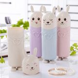 Cartoon kinderen tandenborstel vak baby Fashion Bunny tand vak reizen tandenborstel (paars)