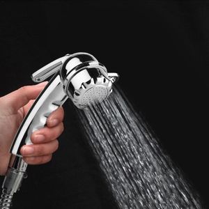 ABS handbediende instelbare druk waterbesparende badkamer douchekop