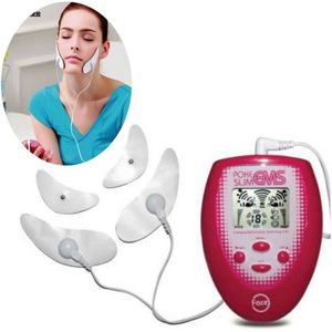 Gezicht lichaam zorg elektronische schoonheid machine gewicht verlies Massager gezicht instrument (rood)