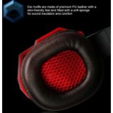 PLEXTONE PC780 over-ear gaming oortelefoon subwoofer stereo Bass hoofdband headset met microfoon & USB LED Light (wit blauw)