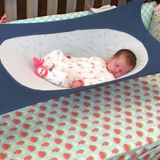 Afneembare Portable baby baby hangmat kinderen opknoping meubilair lichtgewicht baby bed indoor (donkergrijs)