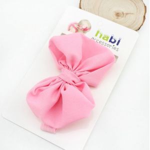 2 PC'S baby hoofdband lint chiffon Bow kinderen haar band hoofddeksels (roze)