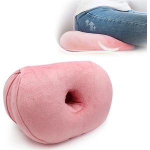 Multifunctionele Dual comfort Memory Foam zetel hip Lift Seat mooie Butt latex kussen (roze)