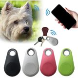 2 PC'S huisdieren Smart Mini GPS tracker met batterij anti-verloren waterdichte Bluetooth Tracer sleutels Wallet Bag Kids trackers Finder uitrustingen (wit)