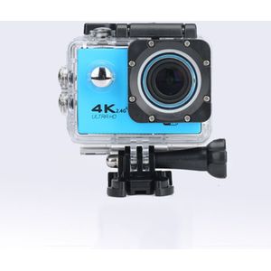 WIFI waterdichte actie camera fietsen 4K camera ultra duiken 60PFS kamera helm fiets cam Onderwatersport 1080P camera (blauw)