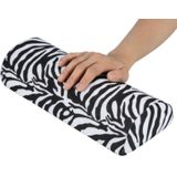 5 PC'S zachte hand rusten wasbaar hand kussen spons kussen houder arm rust Nail Art manicure hand kussen kussen (zebra patroon)