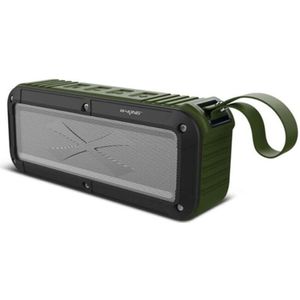 W-KING S20 Loundspeakers IPX6 waterdichte Bluetooth Speaker draagbare NFC Bluetooth Speaker voor buiten/douche/fiets FM-radio (groen)