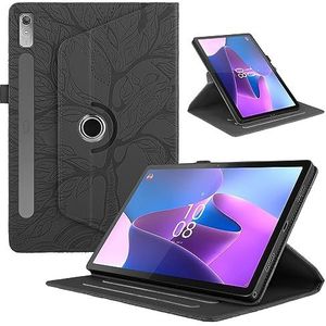 Beschermhoes Compatibel Met Lenovo Tab P11 Pro 11,2"" 2e Generatie 2022 (TB-138FC/TB-132FU) Tablethoes 360 Graden Draaibare Standaard Opvouwbare Tablethoes Tree Of Life Reliëf Omhulsel Tablet Slim Cove