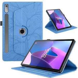 Beschermhoes Compatibel Met Lenovo Tab P11 Pro 11,2"" 2e Generatie 2022 (TB-138FC/TB-132FU) Tablethoes 360 Graden Draaibare Standaard Opvouwbare Tablethoes Tree Of Life Reliëf Omhulsel Tablet Slim Cove