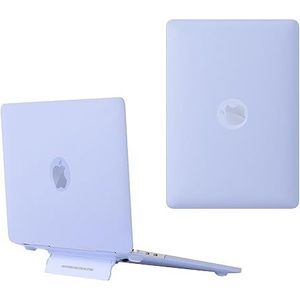 Laptop plastic harde schaal compatibel met MacBook Air 13 inch (2018-2021, M1) (model: A1932,A2179,A2337), laptopstandaard beschermhoes Tablet hoes (Color : Mor)