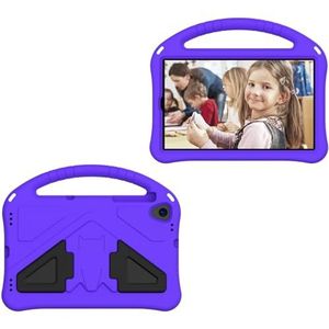 Beschermhoes Kinderhoes compatibel met Lenovo Tab K10 TB-X6C6F TB-X6C6L TB-X6C6X (2021) tablethoes, schokbestendige beschermhoes, valbestendig slagvast beschermend handvat standaardhoes met schouderba