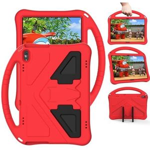 Beschermhoes Kinderhoes compatibel met Lenovo Tab M10 TB-X505X/F/Smart Tab M10 TB-X605F/Tab P10 TB-X705F/L tablethoes, valbestendig, slagvast, beschermend handvat, standaardhoes met schouderband Table