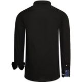 Rusty Neal - Zwart Overhemd - Katoen - Normal Fit