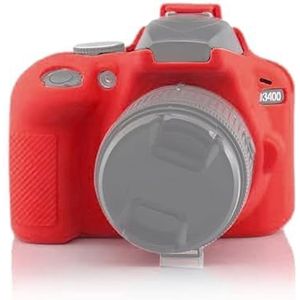 Camera -accessoires Zachte siliconenbeschermingskast voor Nikon D3400 / D3300