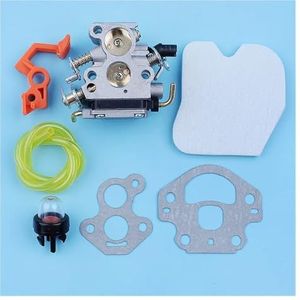 MANGRY Carburateur Carb Luchtfilter Primer Lamp Brandstofleiding Kit Fit for McCulloch CS380 CS340 CS 340 380 Kettingzaag Schakelaar hendel Vervanging Deel