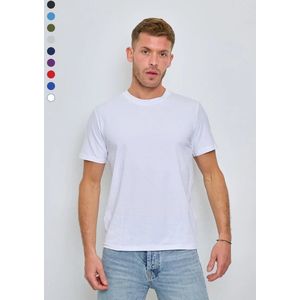 X-Name - Heren T-Shirt - Wit - Ronde Hals - Italianstyle