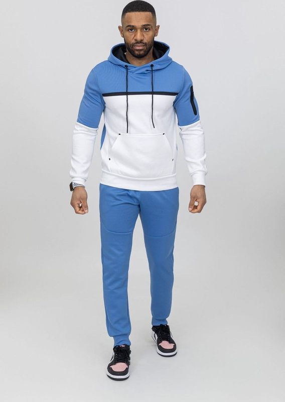 Zayne Milano - Benaco - Heren Joggingpak - Lichtblauw