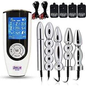 SJCANG  Estim Sex, Electrosex Butt Plug Met Electro Anal Plug Sm Sex Toys Voor Dames Heren Koppels, D, A