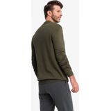 Ombre - Italianstyle - Heren Sweater - Groen Olijf - Half Turtleneck