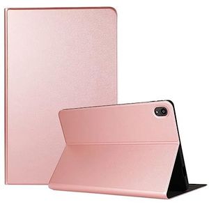 KAVUUN for Huawei MatePad Air 11.5 2023 Spanning Elastische Textuur Flip Tablet Leather Case (Mintgroen) (Hemelsblauw) (Paars) enz. (Color : Rose Gold)