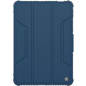 BZN for Xiaomi Pad 6 / Pad 6 Pro Bumper Pro Camshield tablet lederen hoes (blauw) (zwart) (Color : Blue)