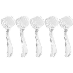 5 stks Soft Nail Dust Borstel Nail Art Poeder Removal Borstels Manicure DIY Tool Nail Dust Brush Manicure Accessoire(WIT)